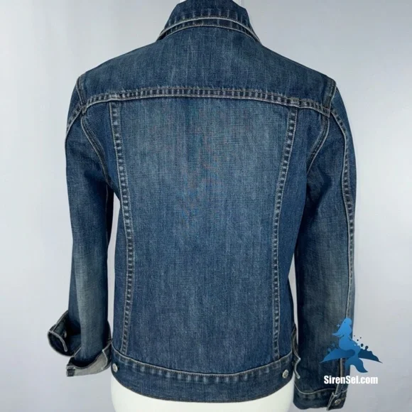 1059 J.Crew Classic Denim Jacket - Size S - Blue - Picture 6 of 15